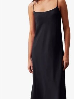 Women’s Calvin Klein Satin Midi Dress NWT